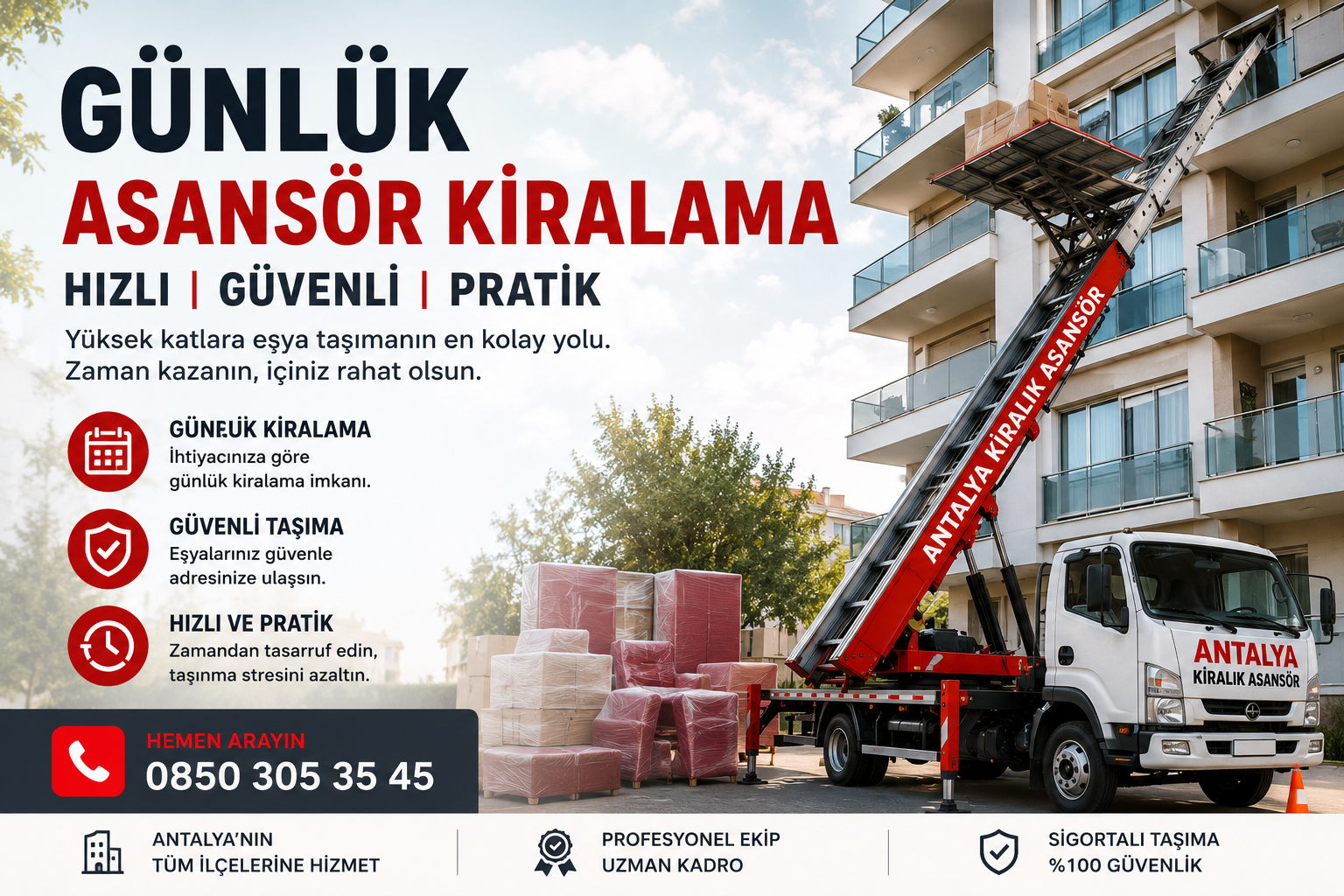 Günlük Asansör Kiralama